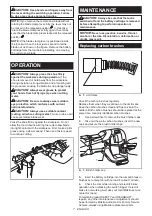 Предварительный просмотр 7 страницы Makita XRJ04 Instruction Manual