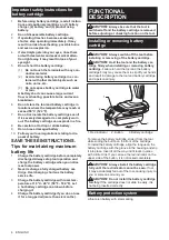 Предварительный просмотр 52 страницы Makita XRJ04 Instruction Manual