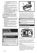 Предварительный просмотр 84 страницы Makita XRJ04 Instruction Manual