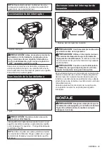 Preview for 103 page of Makita XRJ04 Instruction Manual