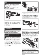 Предварительный просмотр 7 страницы Makita XRJ05 Instruction Manual