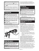 Preview for 8 page of Makita XRJ05 Instruction Manual