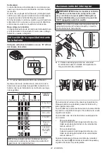 Предварительный просмотр 22 страницы Makita XRJ06 Instruction Manual