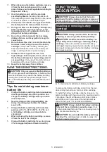 Preview for 5 page of Makita XRJ08 Instruction Manual