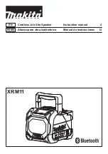 Preview for 1 page of Makita XRM11 Instruction Manual