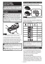 Предварительный просмотр 7 страницы Makita XRT02 Instruction Manual