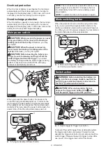 Предварительный просмотр 8 страницы Makita XRT02 Instruction Manual