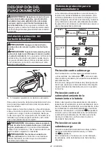 Предварительный просмотр 22 страницы Makita XRU12 Instruction Manual