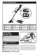 Preview for 6 page of Makita XRU13Z Instruction Manual