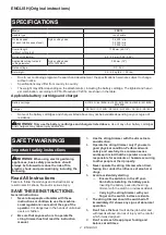 Preview for 2 page of Makita XRU15 Instruction Manual