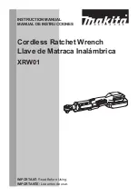 Предварительный просмотр 1 страницы Makita XRW01 Instruction Manual