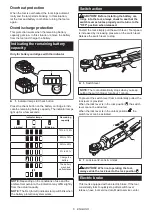 Preview for 6 page of Makita XRW01 Instruction Manual