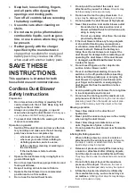 Предварительный просмотр 7 страницы Makita XSA01 Instruction Manual