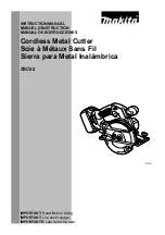 Makita XSC02 Instruction Manual preview