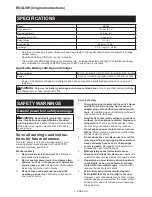 Preview for 2 page of Makita XSC03 Instruction Manual