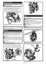 Предварительный просмотр 9 страницы Makita XSC04 Instruction Manual