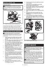 Предварительный просмотр 12 страницы Makita XSC04 Instruction Manual