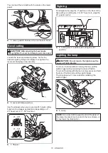 Предварительный просмотр 10 страницы Makita XSH04 Instruction Manual