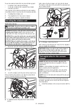Предварительный просмотр 15 страницы Makita XSH04 Instruction Manual