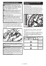 Preview for 34 page of Makita XSH10 Instruction Manual