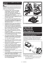 Предварительный просмотр 41 страницы Makita XSH10 Instruction Manual