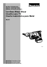 Preview for 1 page of Makita XSJ01 Instruction Manual