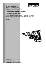 Makita XSJ01T Instruction Manual предпросмотр