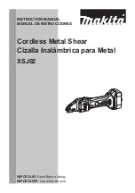 Makita XSJ02 Instruction Manual preview