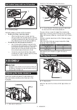 Предварительный просмотр 6 страницы Makita XSJ02 Instruction Manual