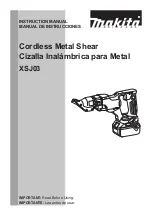 Preview for 1 page of Makita XSJ03 Instruction Manual