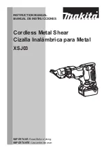 Предварительный просмотр 1 страницы Makita XSJ03 Instruction Manual