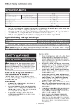 Preview for 2 page of Makita XSJ03 Instruction Manual