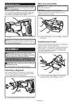 Предварительный просмотр 7 страницы Makita XSJ03 Instruction Manual