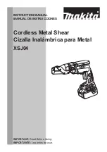 Makita XSJ04 Instruction Manual preview