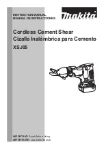 Preview for 1 page of Makita XSJ05 Instruction Manual