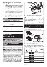 Предварительный просмотр 5 страницы Makita XSJ05 Instruction Manual