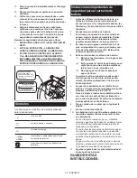 Предварительный просмотр 46 страницы Makita XSL03 Instruction Manual