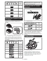 Предварительный просмотр 52 страницы Makita XSL03 Instruction Manual