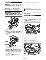 Предварительный просмотр 11 страницы Makita XSL05 Instruction Manual