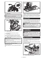 Предварительный просмотр 16 страницы Makita XSL05 Instruction Manual