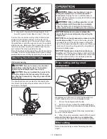 Предварительный просмотр 19 страницы Makita XSL05 Instruction Manual