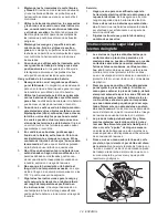 Предварительный просмотр 28 страницы Makita XSL05 Instruction Manual