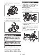 Предварительный просмотр 47 страницы Makita XSL05 Instruction Manual