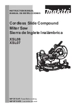 Preview for 1 page of Makita XSL07 Instruction Manual