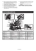 Preview for 8 page of Makita XSL07 Instruction Manual