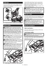 Preview for 17 page of Makita XSL07 Instruction Manual