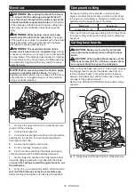 Preview for 25 page of Makita XSL07 Instruction Manual