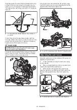 Предварительный просмотр 40 страницы Makita XSL07 Instruction Manual