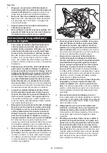 Предварительный просмотр 46 страницы Makita XSL07 Instruction Manual