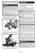 Предварительный просмотр 66 страницы Makita XSL07 Instruction Manual